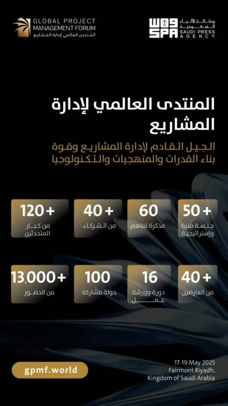 غدًا-انطلاق-المنتدى-العالمي-لإدارة-المشاريع-بالرياض