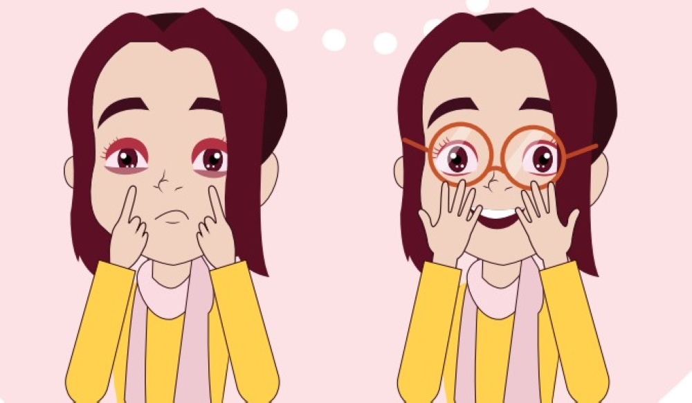 9-نصائح-لا-غنى-عنها-عند-لبس-النظارة-الطبية-لأول-مرة