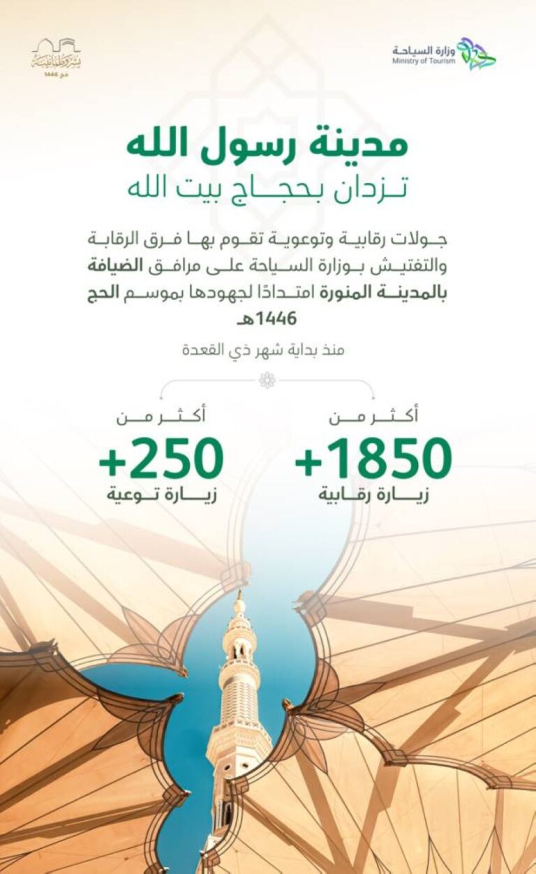 السياحة-تستكمل-استعداداتها-لاستقبال-الحجاج-في-المدينة-المنورة