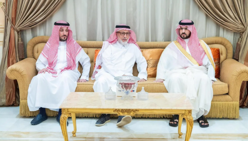 نائب-أمير-المنطقة-الشرقية-يعزي-محمد-البسام-في-وفاة-نجله