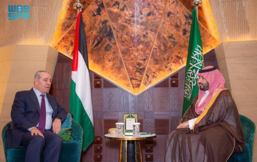 ولي-العهد-يناقش-تطورات-أحداث-فلسطين-مع-نائب-الرئيس