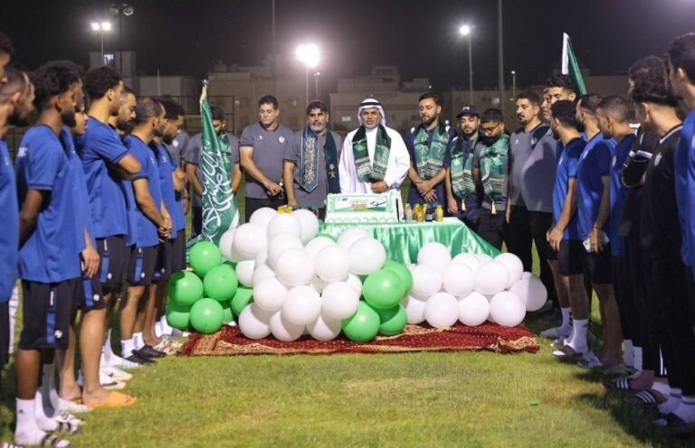 نادي-الفضل-يحتفي-باليوم-الوطني-السعودي-95-…-ويستعد-للدوري