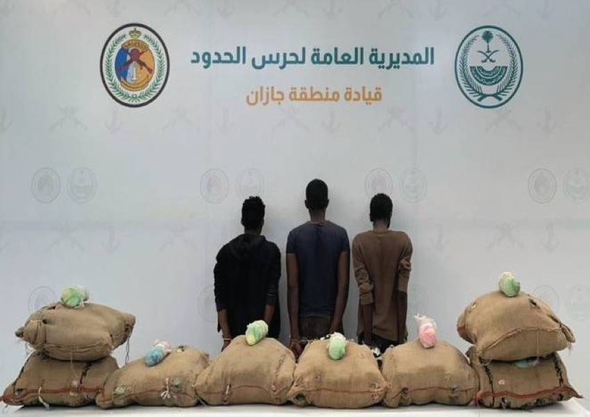 القبض-على-(3)-مخالفين-لتهريبهم-(160)-كجم-من-القات-بـالدائر