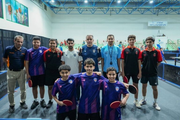 الفيحاء-يحقق-العلامة-الكاملة-في-التجمع-الأول-لأندية-الدرجة-الأولى-لكرة-الطاولة-للشباب