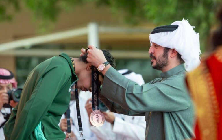 برونزيتين-في-الهجن-والأثقال.-وبن-جلوي-توج-الفائزين-في-ألعاب-البحرين-الآسيوية-الثالثة-للشباب