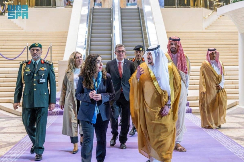 رئيسة-كوسوفا-تغادر-الرياض-وفي-مقدمة-مودعيها-نائب-أمير-المنطقة