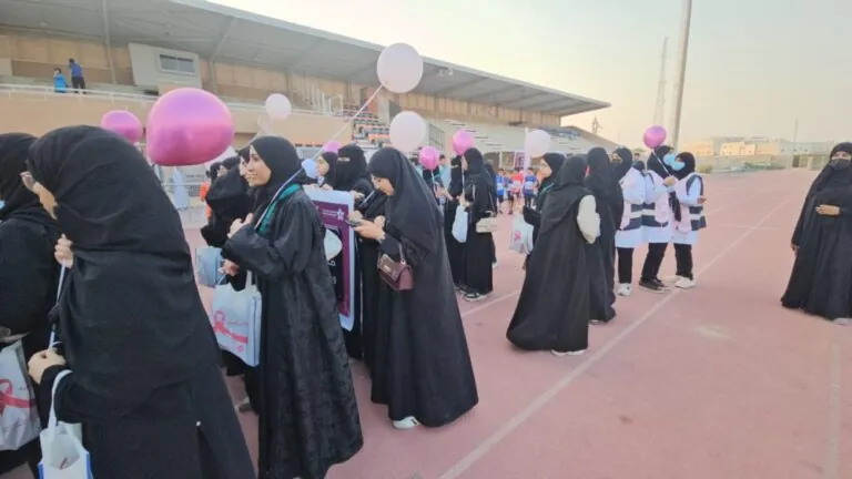 بـ-300-مشارك.-ماراثون-صفوى-الصحي-يختتم-حملة-التوعية-بسرطان-الثدي