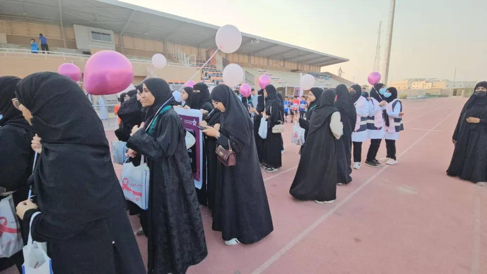 بـ-300-مشارك.-ماراثون-صفوى-الصحي-يختتم-حملة-التوعية-بسرطان-الثدي