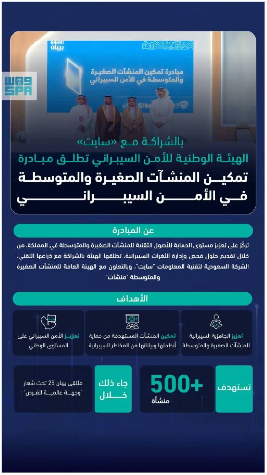 الهيئة-الوطنية-للأمن-السيبراني-تطلق-مبادرة-تمكين-المنشآت-الصغيرة-والمتوسطة-في-الأمن-السيبراني