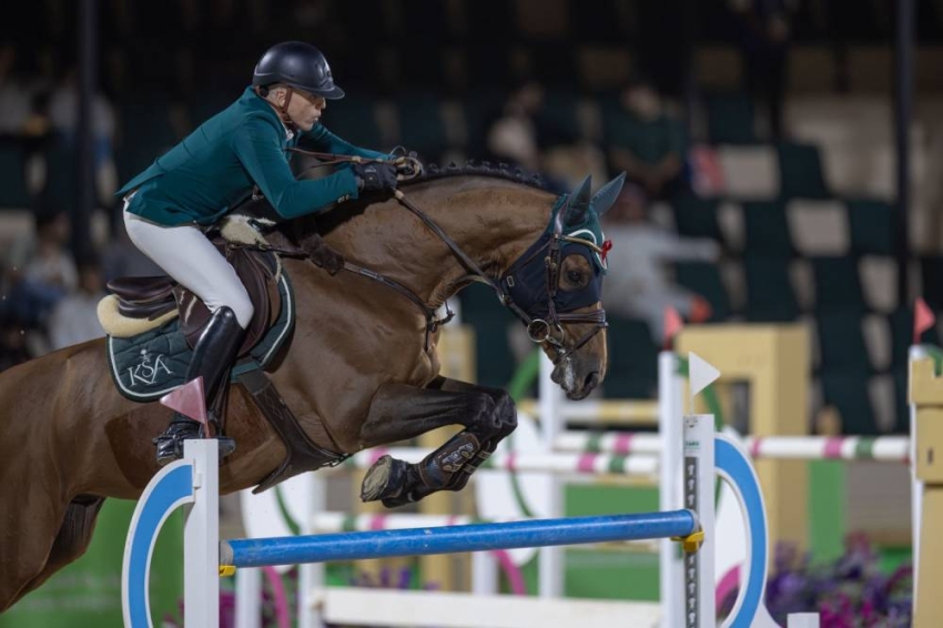 الفارس-المبطي-ينتزع-ذهبية-قفز-الحواجز-بدورة-التضامن-الإسلامي