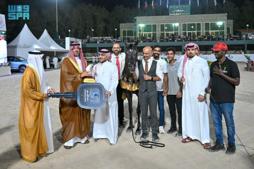 «آية-العرب»-تحصد-ذهبية-بطولة-جدة-لجمال-الخيول-العربية