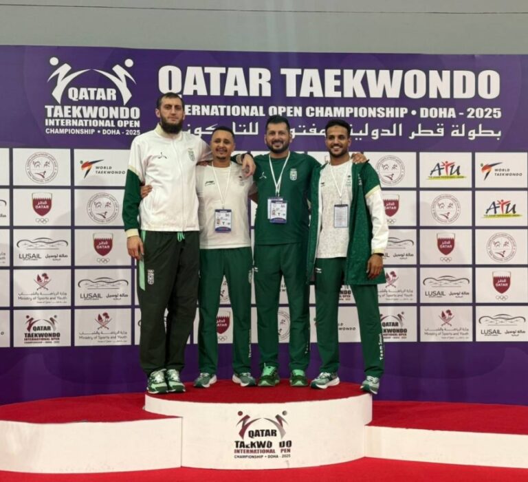 المنتخب-السعودي-للتايكوندو-يحصد-الذهب-في-بطولة-قطر-الدولية