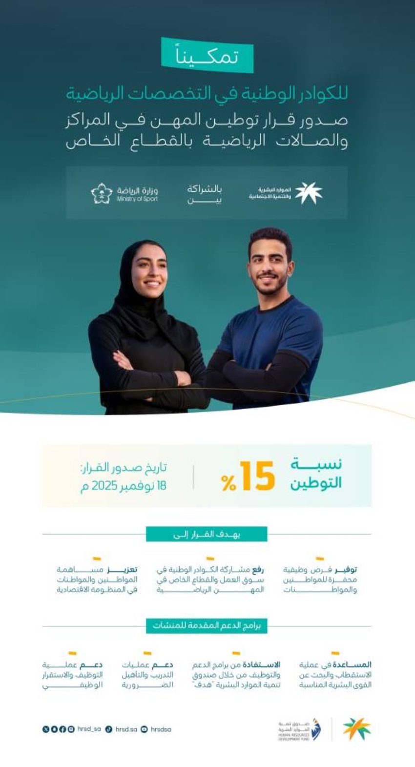 بدء-تطبيق-قرار-توطين-المهن-في-المراكز-والصالات-الرياضية-بالقطاع-الخاص