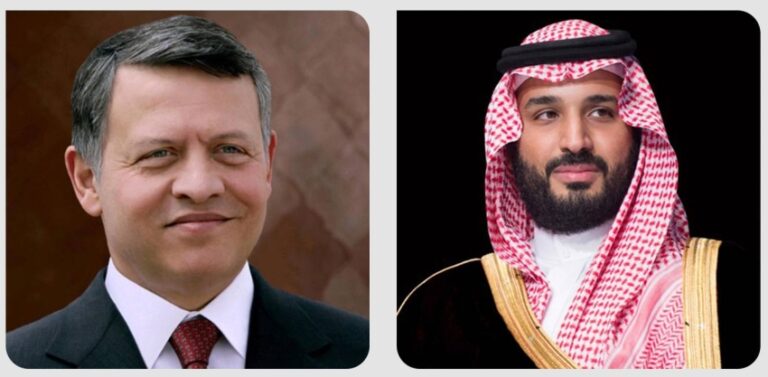 ولي-العهد-يتلقى-اتصالًا-هاتفيًا-من-ملك-المملكة-الأردنية-الهاشمية