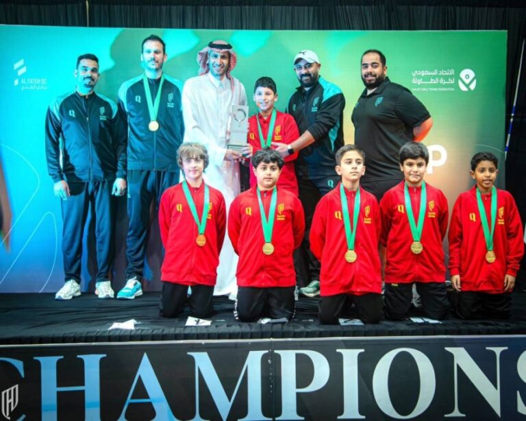 براعم-القادسية-أبطال-كأس-كرة-الطاولة