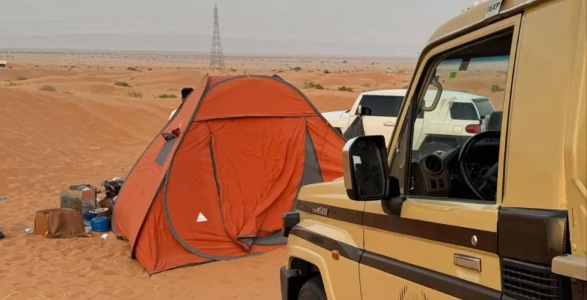ضبط-مخالف-لنظام-البيئة-خيّم-في-محمية-دون-ترخيص