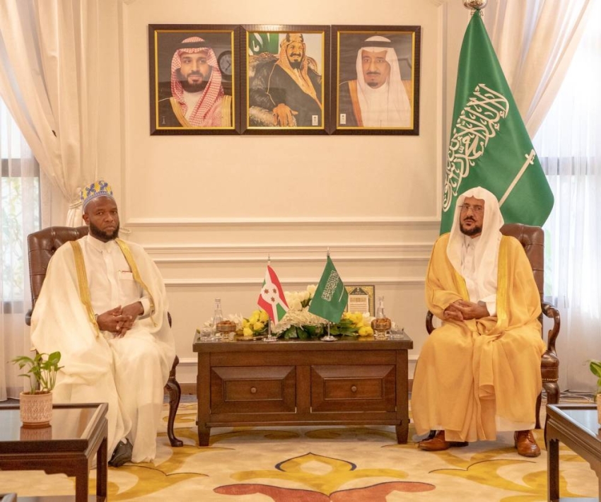 وزير-الشؤون-الإسلامية-يستقبل-رئيس-الجمعية-الإسلامية-والمفتي-العام-للجمهورية-البوروندية