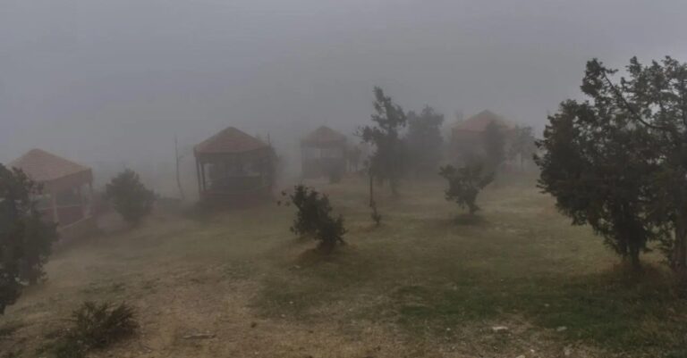 إنذار-أحمر.-ضباب-كثيف-وانعدام-الرؤية-الأفقية-على-العديد