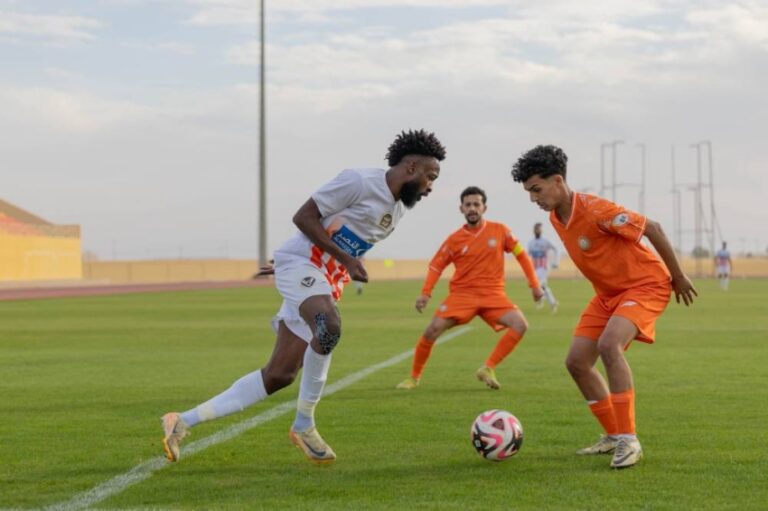 القوس-يتعثر-والصقر-يتمسك-بالصدارة-ووج-يسجل-أكبر-نتيجة-بدوري-الدرجة-الثانية