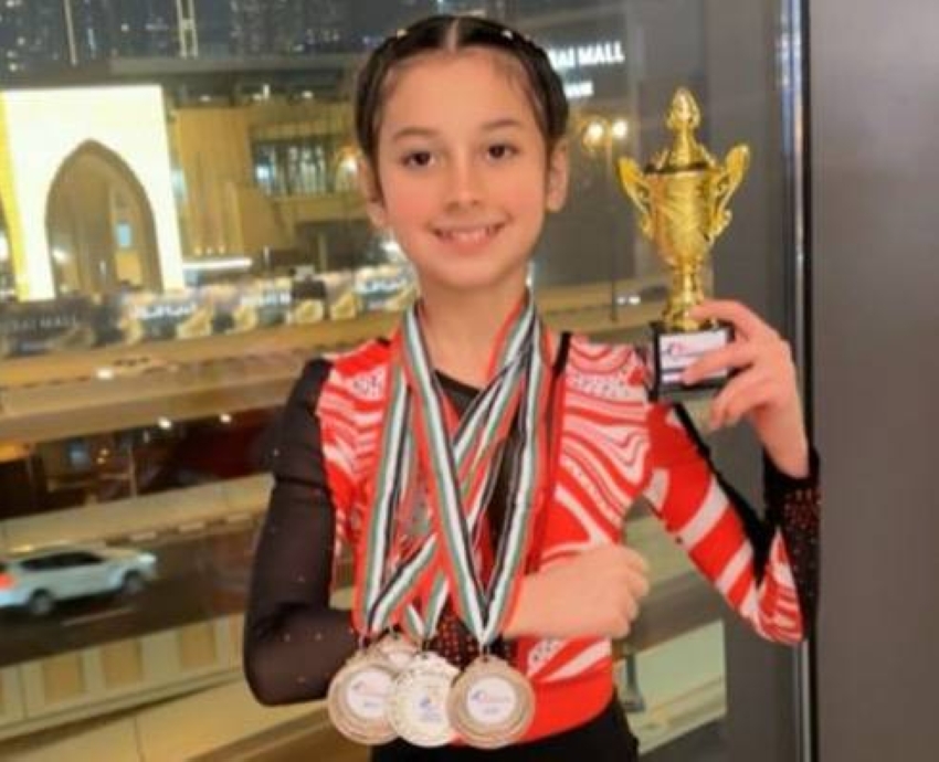 ميرا-العباس-تحصد-ذهب-بطولة-دبي-للجمباز