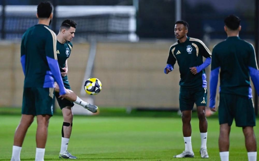 المنتخب-السعودي-يختتم-تحضيراته-للقاء-فلسطين-في-ربع-النهائي-لكأس-العرب