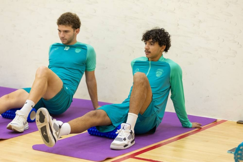 الفيحاء-يواصل-برنامج-معسكره-التحضيري-بحصة-صباحية-في-العين