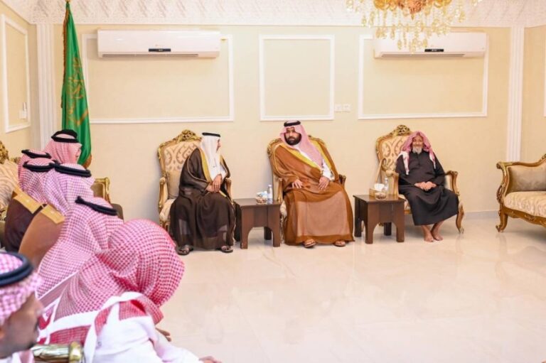 أمير-جازان-يعزي-شيخ-قبيلة-بني-شراحيل-في-وفاة-شقيقته