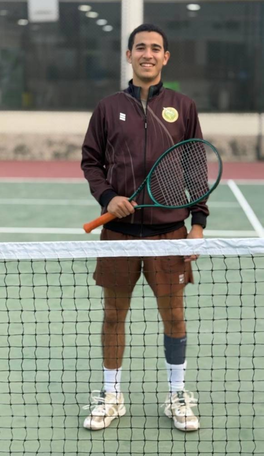 زيد-فهمي-لاعب-السلام-ثالث-البطولة-التصنيفية-الأولى-للرجال-في-التنس-الأرضي