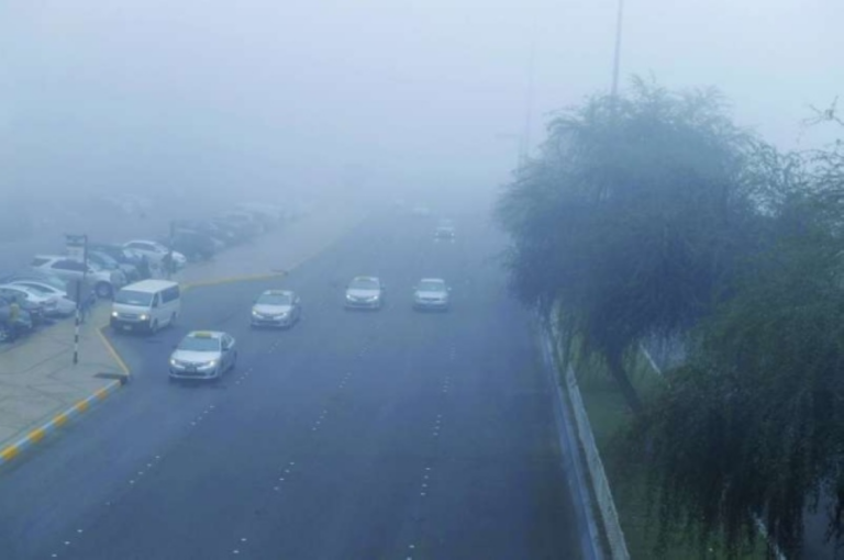 عاجل-–-يستمر-7-ساعات.-ضباب-وتدني-بالرؤية-على-5-محافظات-في-الشرقية