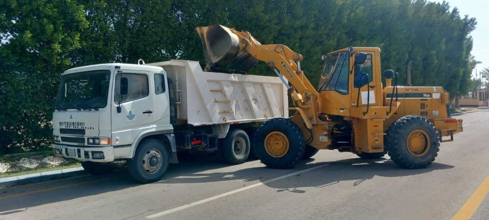 “اللهابة”-ترفع-2,165-طنًا-من-المخلفات-وتسوي-الأراضي-البيضاء-في-3-أشهر