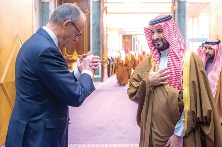 ولي-العهد-والمستشار-الألماني-يبحثان-العلاقات-والتطورات-الدولية