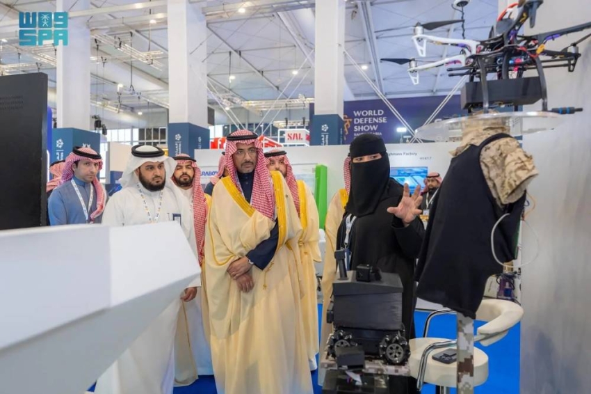 الخريّف-يفتتح-جناح-منظومة-الصناعة-والتعدين-في-معرض-الدفاع-العالمي