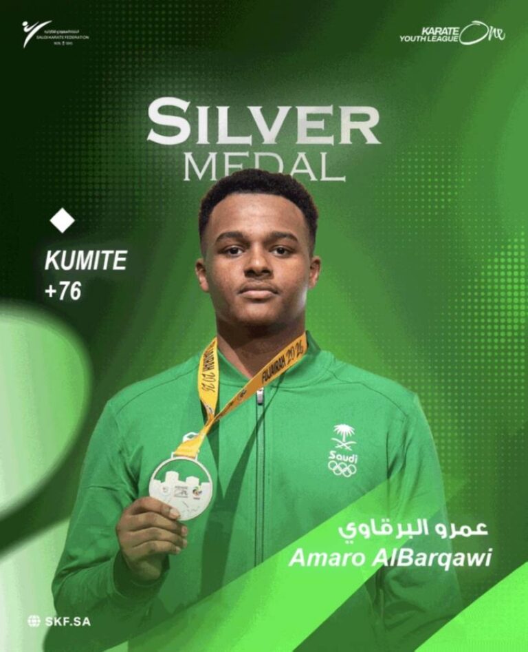 عمرو-البرقاوي-يحقق-الفضية-في-بطولة-دوري-الشباب-العالمي-للكاراتيه