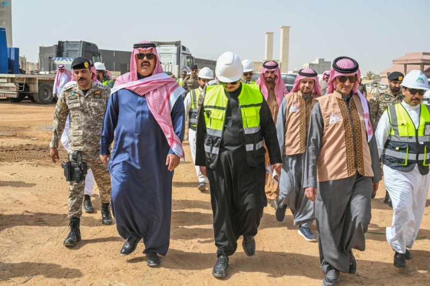 أمير-حائل-يتفقد-مشروع-المنطقة-المركزية-ويطّلع-على-الأعمال-الإنشائية-ونسب-الإنجاز