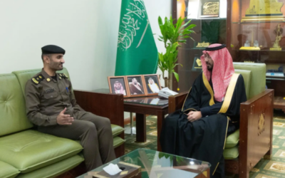 محافظ الخرج يكرّم قائد دوريات أمن طريق الخرج السابق ويستقبل المعين حديثًا