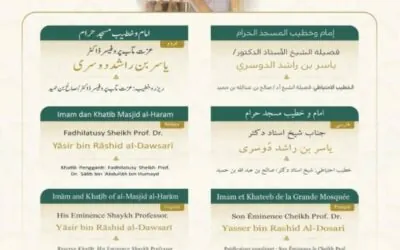 خطيبي الجمعة في الحرمين الشريفين ليوم 17 رمضان