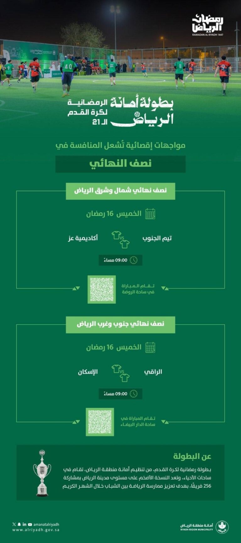 بطولة-رمضان-الرياض:-(تيم-الجنوب-x-أكاديمية-عز).-و(الراقي-x-الإسكان)-اليوم-في-نصف-النهائي