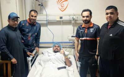 جراحية ناجحة للاعب يد مضر نوا زوباك