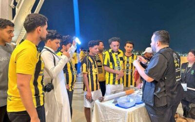 كفى توعي أكثر من ٢٠ ألف مشجع في ديربي الاتحاد والأهلي ضمن ملاعبنا نقية