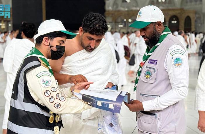 «الكشافة» يفعلون مهارات قراءة الخرائط لإرشاد ضيوف الرحمن