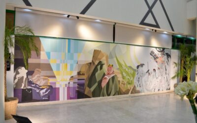 13 براءة اختراع وجدارية ب 12 متراً تتصدر ملتقى التصاميم بالدمام