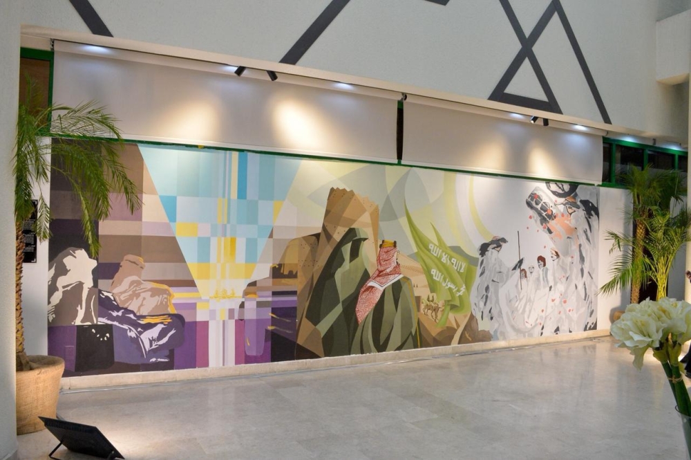 13 براءة اختراع وجدارية ب 12 متراً تتصدر ملتقى التصاميم بالدمام