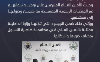 دوريات الأمن تضبط (3) مقيمين لممارستهم التسول