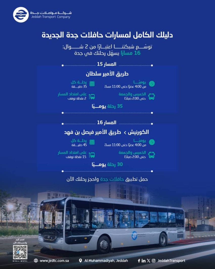 إطلاق-مسارين-جديدين-لحافلات-جدة-ثاني-أيام-العيد