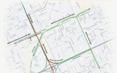 إغلاق مؤقت لطريق الملك فهد بالرياض لتنفيذ أعمال مشروع المسار الرياضي