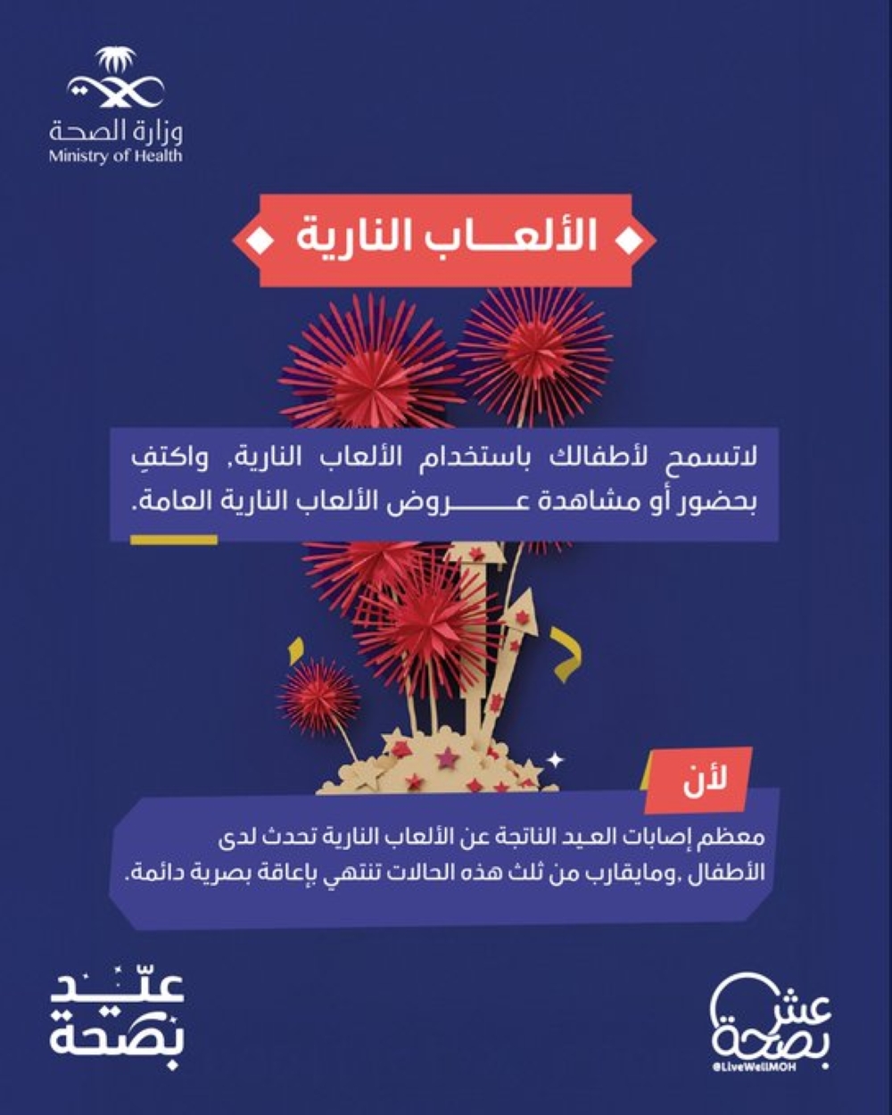 نصائح-من-“الصحة”-بخصوص-الألعاب-النارية-خلال-العيد.-احذر-الإعاقة-الدائمة