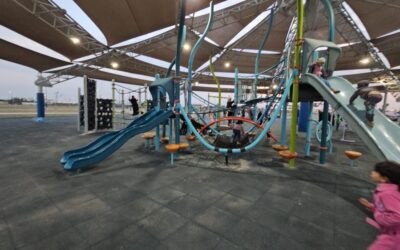 شاهد| “دانة الرامس” تتحول إلى وجهة ترفيهية ورياضية للأهالي خلال العيد