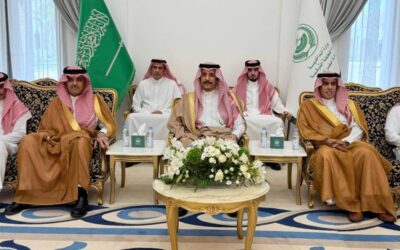 محافظ حفرالباطن يقيم حفل معايدة لمنسوبي المحافظة