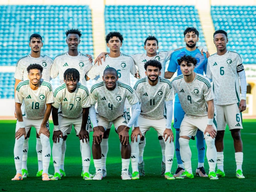 أخضر 20 يتغلب على قطر في مناورة ضمن معسكره بالأحساء