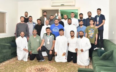 الخويلدية يكرم فريق اليد لتحقيقه المركز الثالث